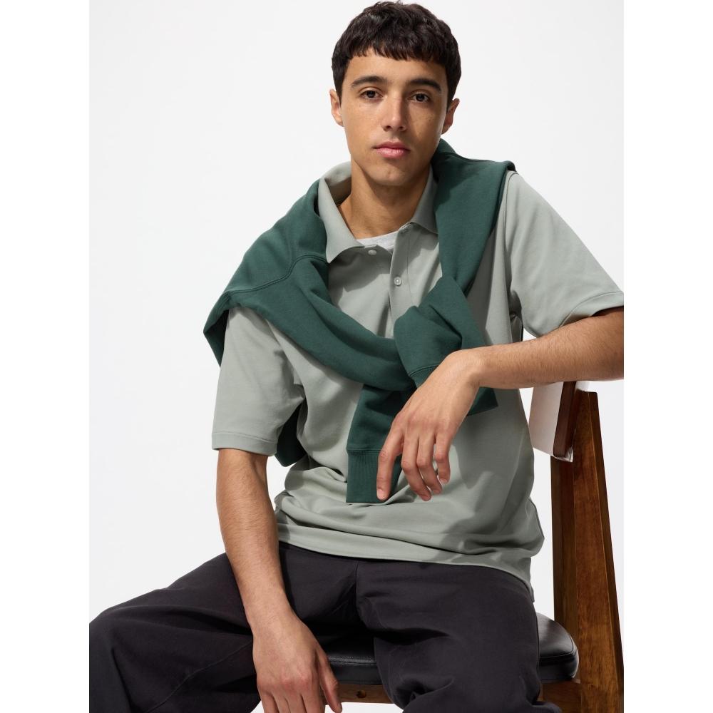 Uniqlo Japan Air Rhythm Cotton Kanoko Polo Shirt