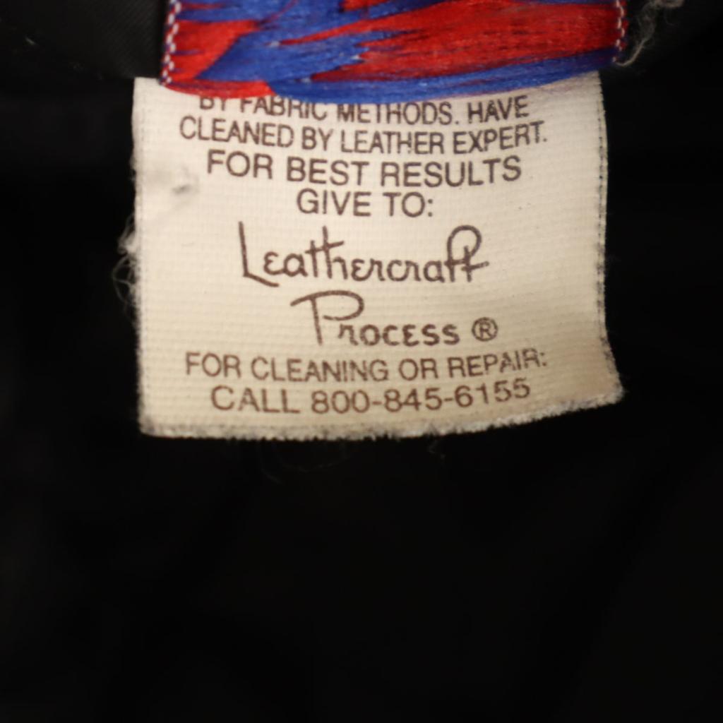 SCHOTT 80s 618 Vintage USA Made IDEAL Zip Double Riders Jacket 36 Black Men's Used