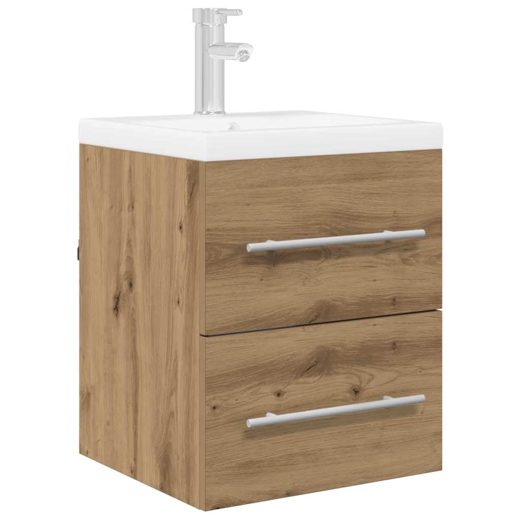 Artisan Oak Bathroom Vanity Cabinet 38.5 X 41 X 48 Cm
