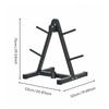 Barbell Storage Rack Multi-Purpose Plate Stand Space Saving