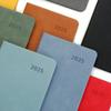 Leather Agenda 2025 Monthly Planner Notebooks Portable A6 Diary Notepad Journal Notebook Office Accessories Mini Pocket Notepad