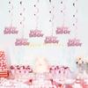 KX4B Birthday Celebration Spirals Hanging Decoration For Indoor And Outdoors Parties