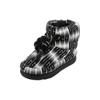UGG  Classic Maxi Wavelength Short Boot Black White Women Sneakers 1134610-BWHT