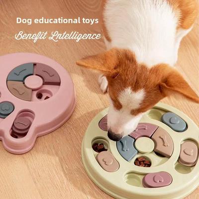 Haustier-Puzzle-Futterspender: Slow Food-Tablett für Hunde und Katzen zum Training und zur Bereicherung