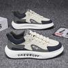 Spring Men's Shoes Trend Breathable 2025 New Casual Little White Shoes Thick Baseplate Shoes Sports Forrest Gump Dad Shoes Trendy Shoes