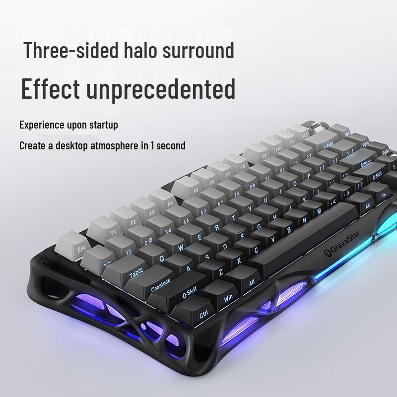 GravaStar P75 Tri-Mode Mechanical Gaming Keyboard