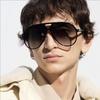 Letter T Double Beam Large Frame Toad Mirror  New Retro Sunglasses Pilot Sunglasses Sunglasses Sunglasses JH30