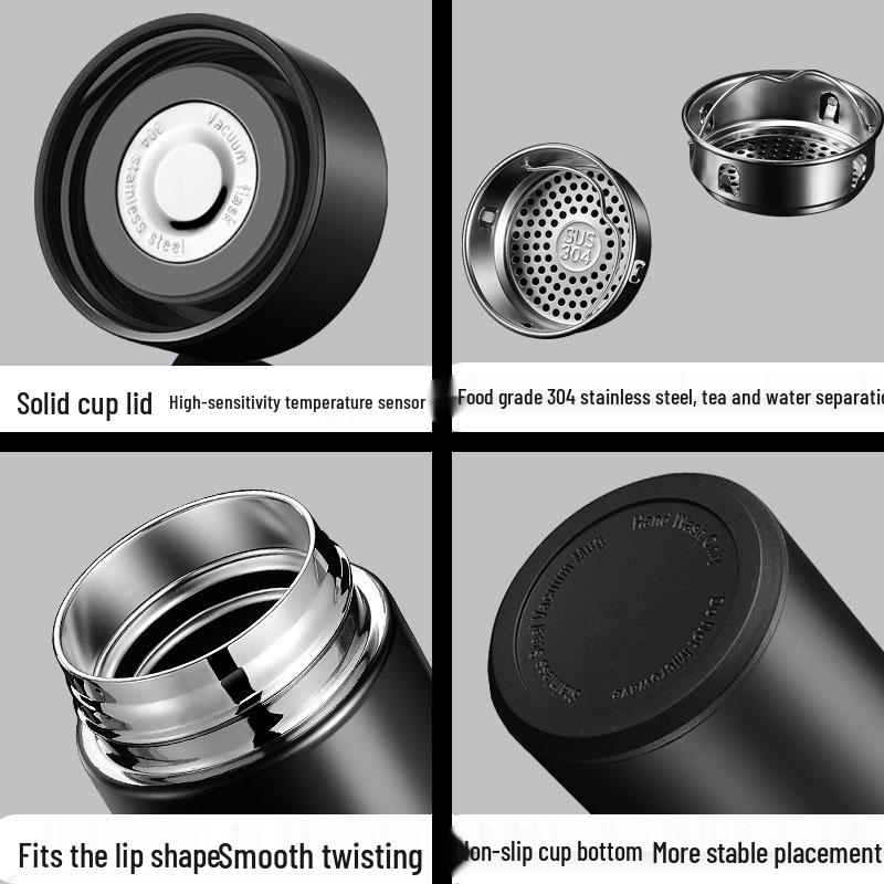 Smart Temperature Display Stainless Steel Insulated Cup with Custom Logo