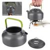 Compact Camping Kettle Aluminum Alloy Outdoor Teapot Durable Coffee Pot  Picnic Outings