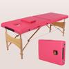 Adjustable Portable Solid Wood Beauty Bed for Massage & Physiotherapy