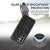 Coque avec 2 Verres Trempés pour Samsung Galaxy S24 Ultra, Protection Magnétique Cuir PU Noir Motif Mosaïque