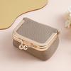 Scatola Accessori Mini Collana  Orecchini da Donna  Anello d'Oro  Borsa per Gioielli in Oro  Cuffie  Monete  Portamonete
