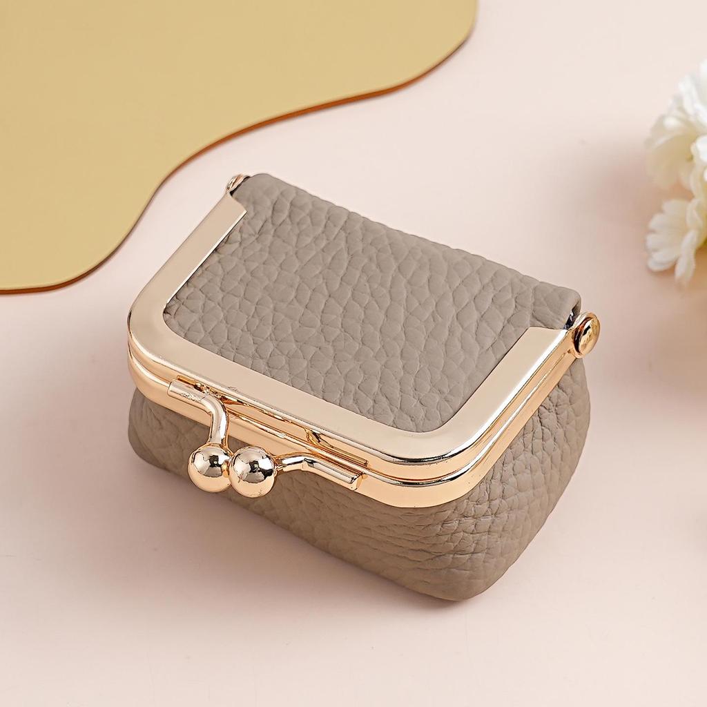 Scatola Accessori Mini Collana  Orecchini da Donna  Anello d'Oro  Borsa per Gioielli in Oro  Cuffie  Monete  Portamonete