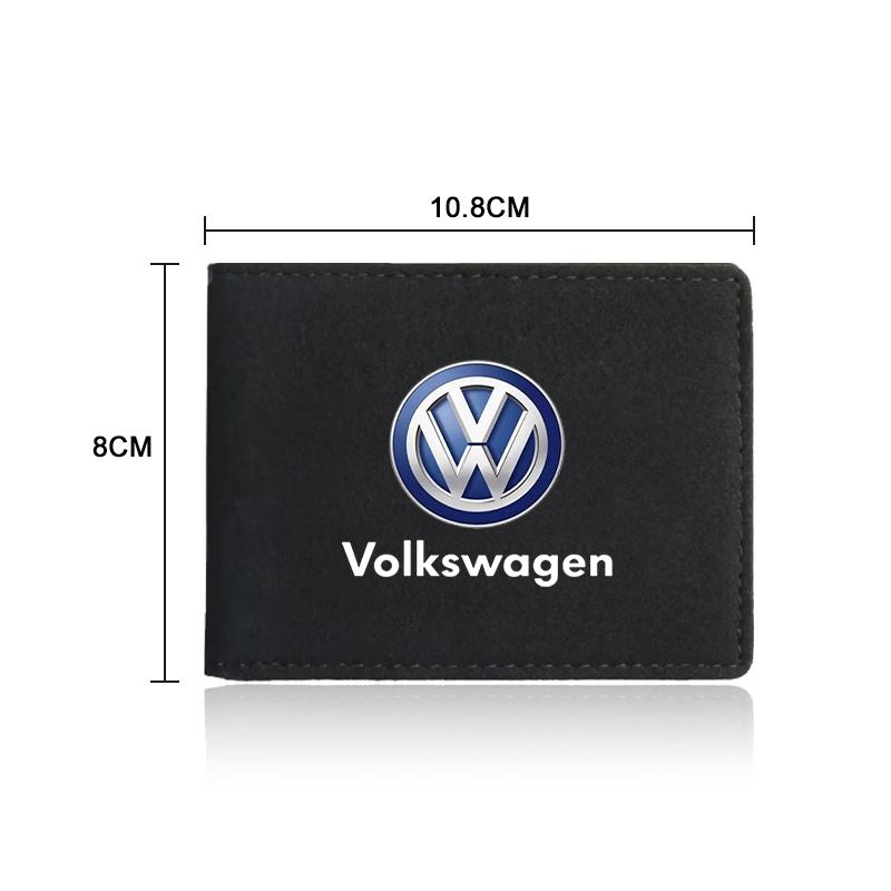 PU Leder Kreditkartenetui Schutzhülle für Fahrzeugpapiere für Volkswagen Golf-5 6 7 MK6 Jetta Lavida Polo Tiguan Passat B5 B6 B7