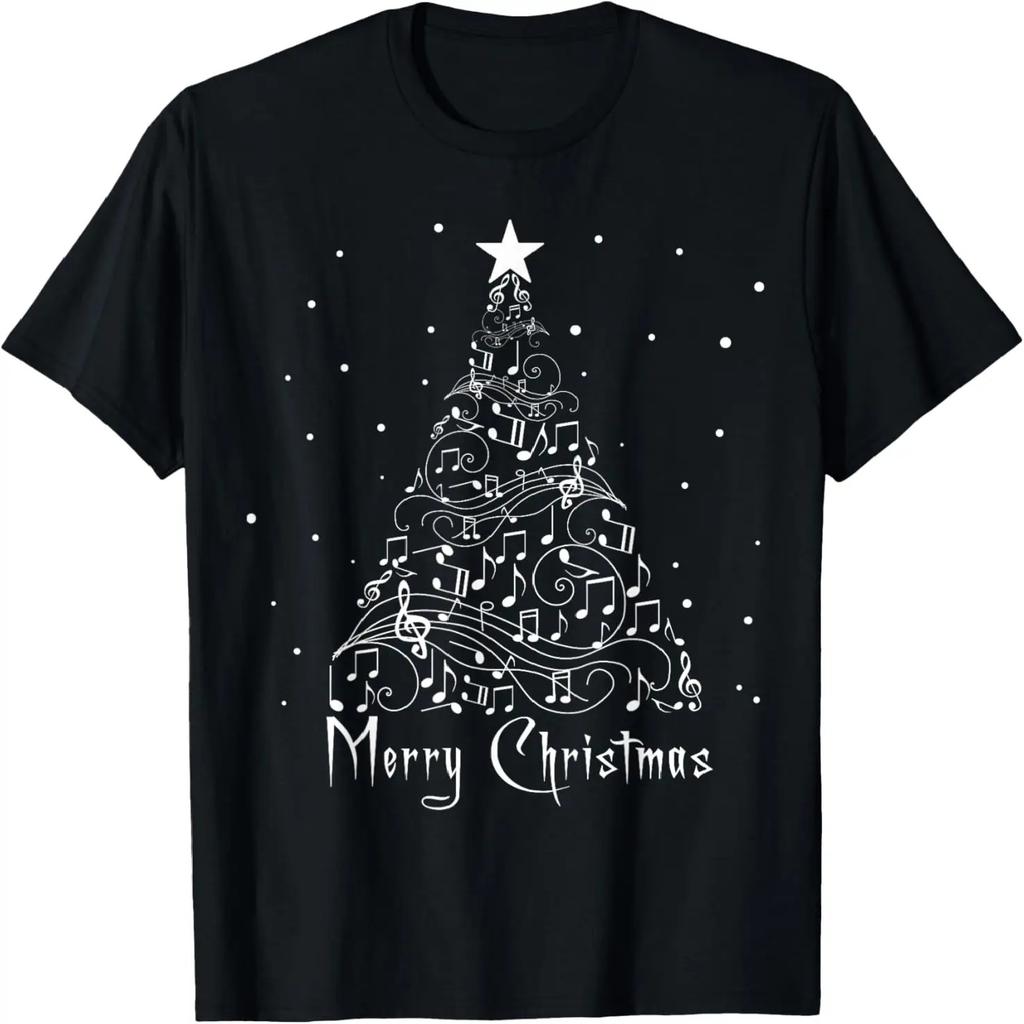 Music Notes Christmas Tree Musical Teacher Music xmas tree T-Shirt