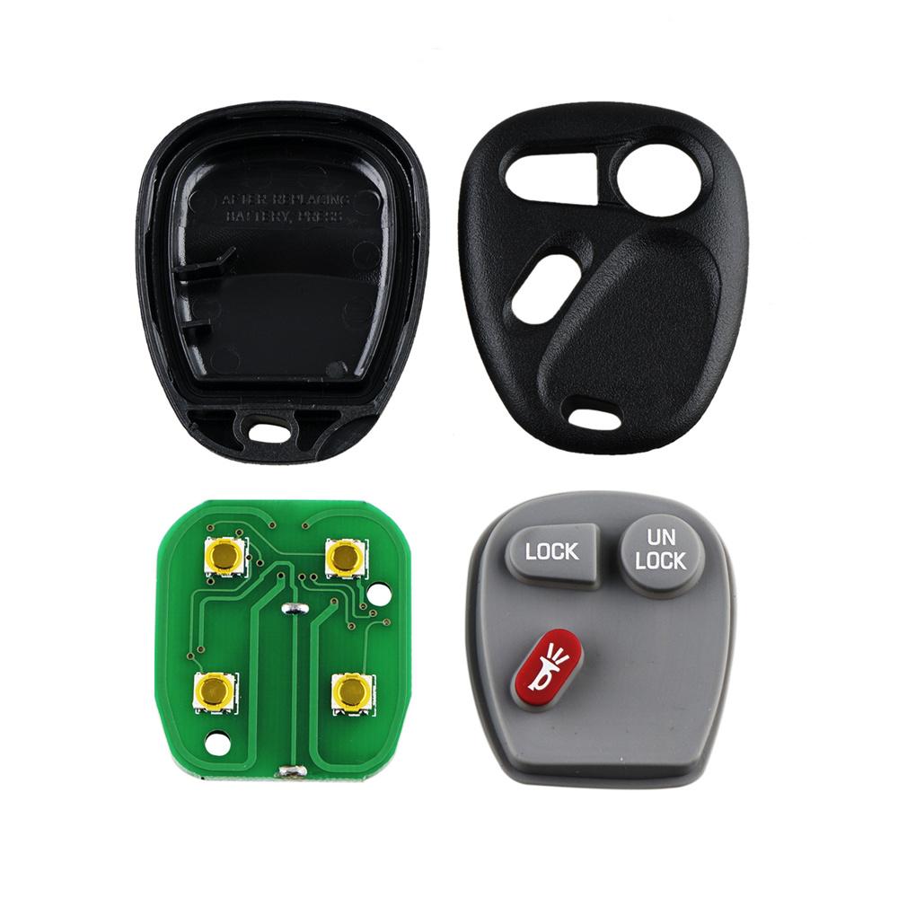 3Pcs Car Remote Keyless Entry Key For Gmc Sierra Suburban Sonoma 99-01 15732803