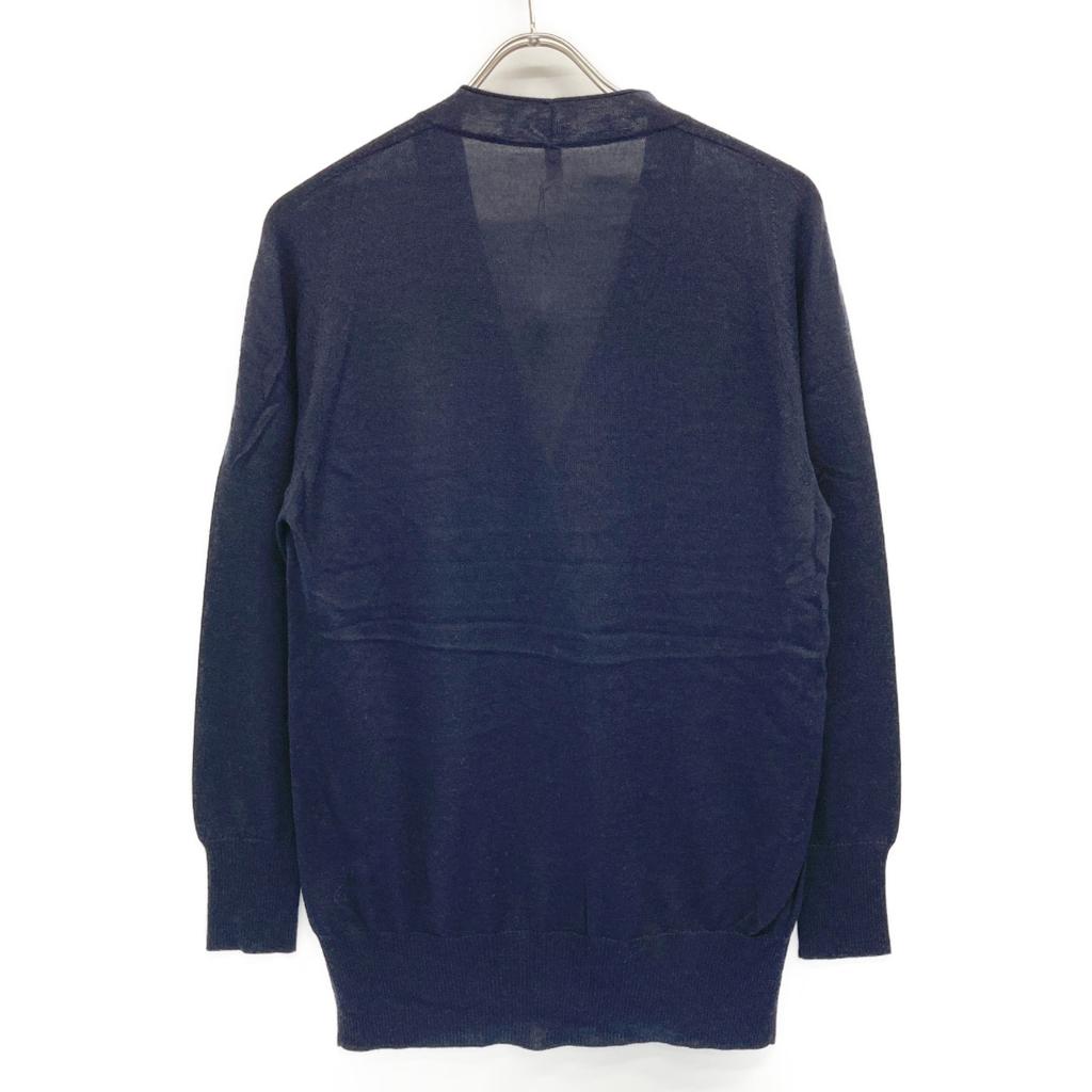 TOYOBOSHI Dark navy NAEBA-STH cashmere silk knit cardigan 09IT-PC0003 tops F NavyUsed
