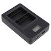 Camera Flash Charger Fit for VB26 VB26B VB30 Battery 5Wx2 Camera Flash Dual Battery Fast Charger with Smart Display