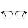 Pc Anti-Ultraviolet Photosensitive Color-Changing Square Glasses Popular Anti-Blue Light Men And Women Can Be Equipped With Degree Color-Changing