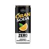 Carbonated Drink Oran Soda Zero In a Can 330ml - Fondi Di Crodo