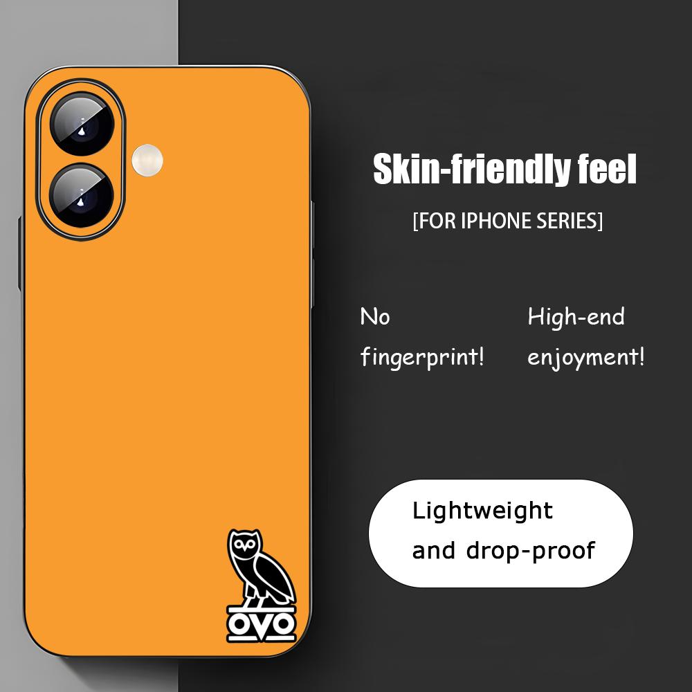Fashion D-Drake owl Popular Phone Case For iPhone 17 16 15 14 13 12 11 X XR XS 8 Plus Mini Pro Max Soft black Shockproof Cover