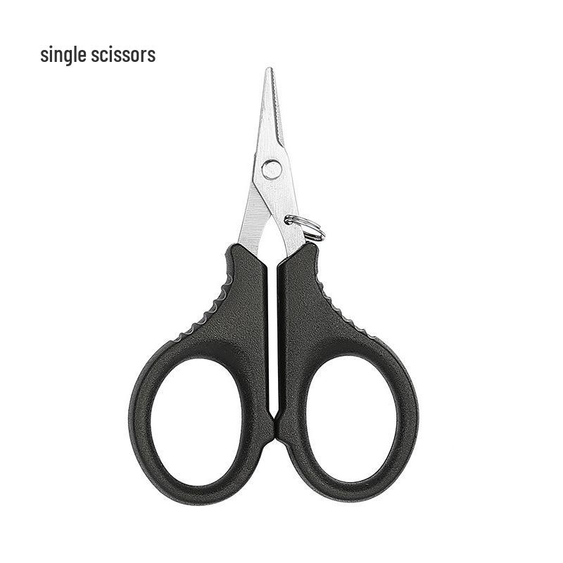 Cross-Border Stainless Steel Dyneema PE Fishing Line Cutter with Serrated Edge Small Scissors