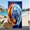 Everton Football Print Beach Towel, Large Soft Quick Dry Towel for Beach Camping Swimming