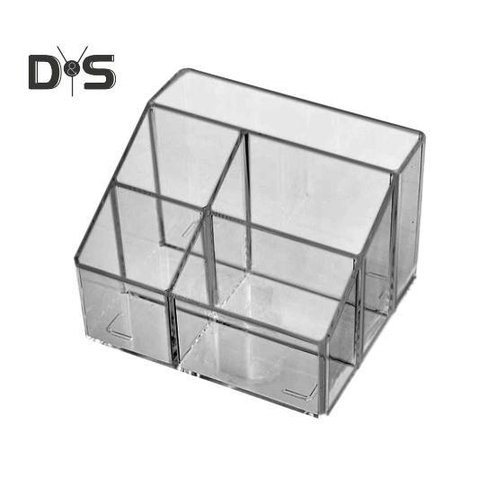 

Большая вместимость, держатель для кистей для макияжа, ящик для хранения, несколько отделений, держатель для ручек на столешнице, органайзер для хранения чёрный/чистый