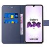 Coque - BOOLING - Samsung Galaxy A34 5G - Effet Cuir - Fermeture Magnétique - Semi-rigide