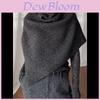 Gestrickter Rollkragen-Schal Für Damen Warmer Winter-Modeaccessoire Mit Dickem Stoff