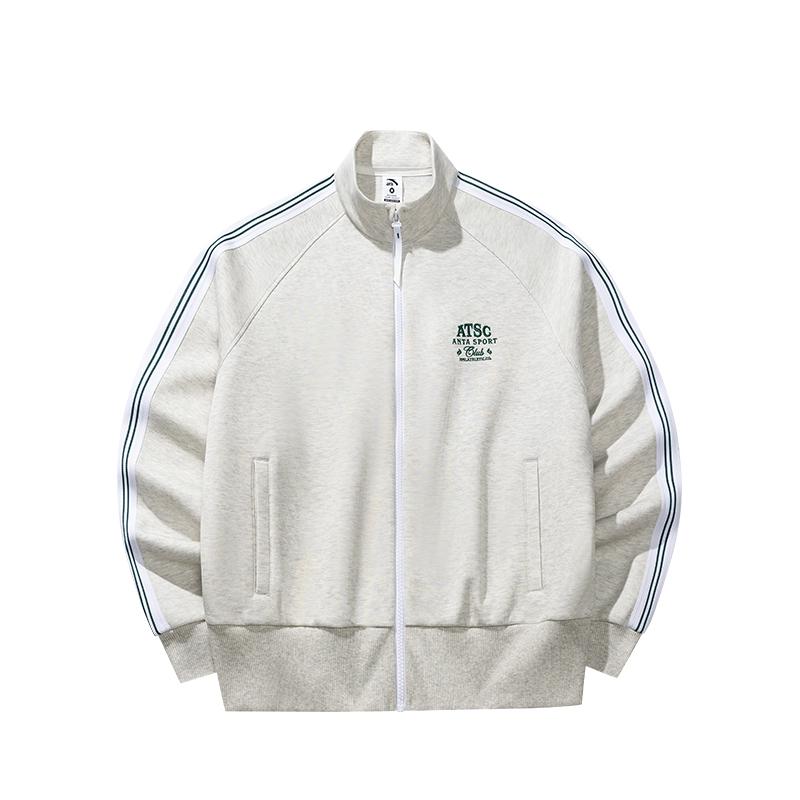 

Anta Повседневная серия Простая Удобная Стойка Воротник Буква Цветной блок В полоску Свободная Универсальная Куртка Женские куртки 162538704-3 M