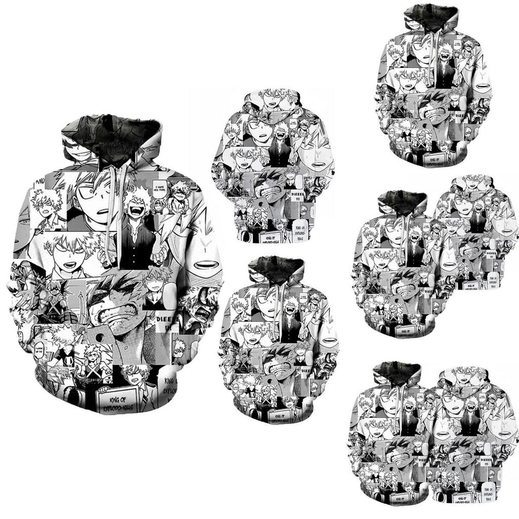 My Hero Academia 3d Print Unisex Hooded Sweater Shirt Stylish Pullover For Men And Women
