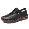 Fashion Handmade Leather Casual Shoes Women's Sneakers Soft Sole Oxford Shoes Outdoor Comfortable Casual Shoes for Women Loafers