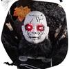 Sound Activated Face Spider for Halloween, Scary Animatronic Walking Spider Haunted House Prop Halloween Party Porch Decoration