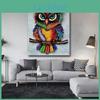 Diamond Diy Painting Cross 5d Stith Full Color Owl Animal Gift Diamond Embroidery Diamant