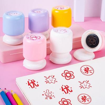 DIY Stempel Korrektur Hausaufgabenstempel Kindergarten Lobesiegel Schulbedarf