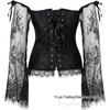 Festival Lace Corset One-Shoulder Evening Gown Top