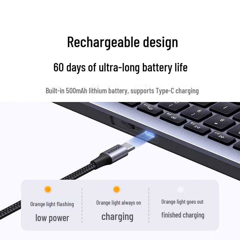 Ugreen Silent Wireless Bluetooth Keyboard