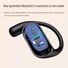 AI Smart Flip Earbuds with LCD Screen - Wireless Neckband with Long Battery Life and High Sound Quality