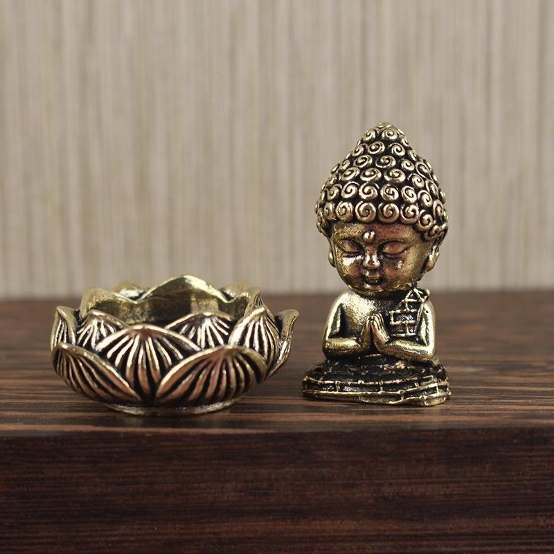 1pcs Pure Brass Mini Rudraksha Small Brass Crafts Ornaments Brass Car Keychain Jewelry Ornament Home Living Room Ornament Decoration Men's Keychain