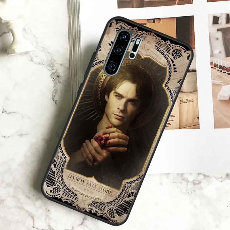 Damon Salvatore Vampire Diaries For Huawei Nova 12i 12s 11i 8i Y73 Y72 Y61 Y91 Y90 Y70 Y60 9 10 SE P30 P40 Lite P60 Pro Case