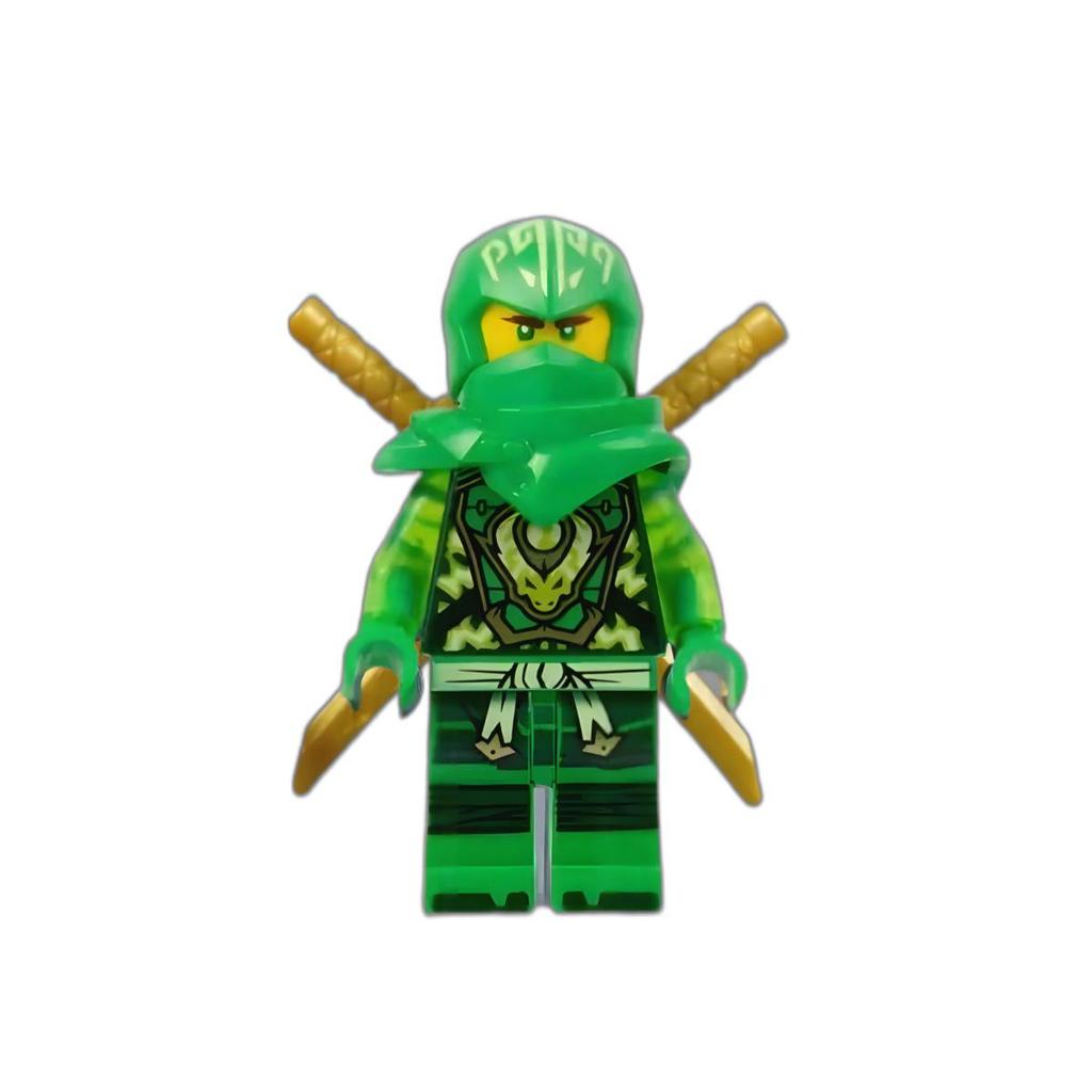 Kai Season 17 Ninja Minifigure Blocks - Phantom Lloyd, Kosora Alinzan, Lego-Compatible Building Toy