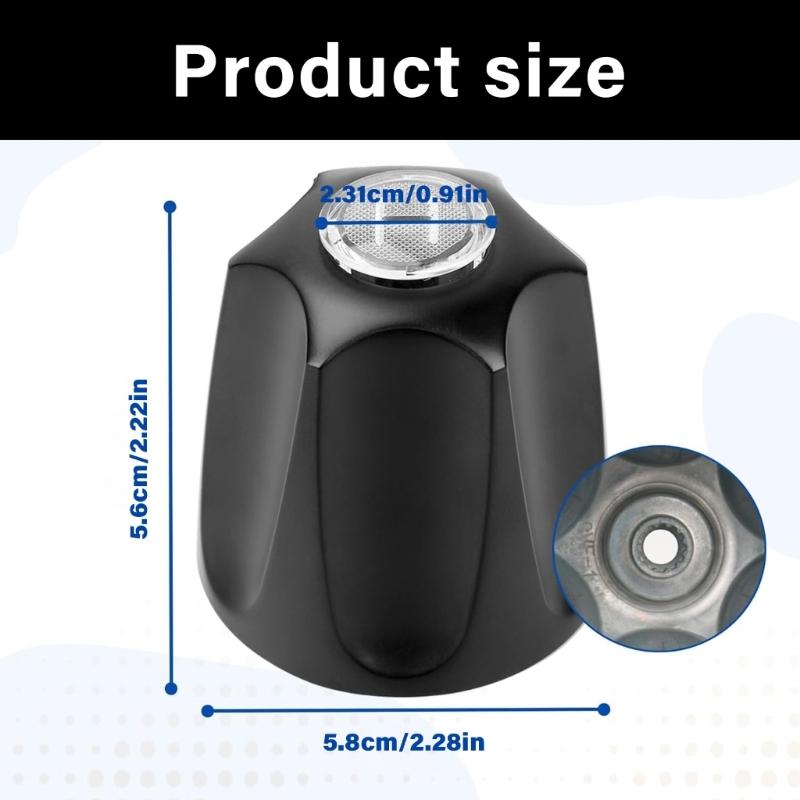 Classical Shower Handle Easy Screwdriver Installation Bathtubs Faucet Diverter Knobs No Tool Shower Handle Replacement
