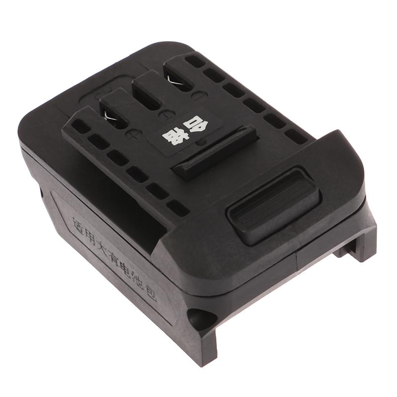 Easy Installation Practical Battery Adapter Connector High Power Applications Plastic Li-Ion Battery Black