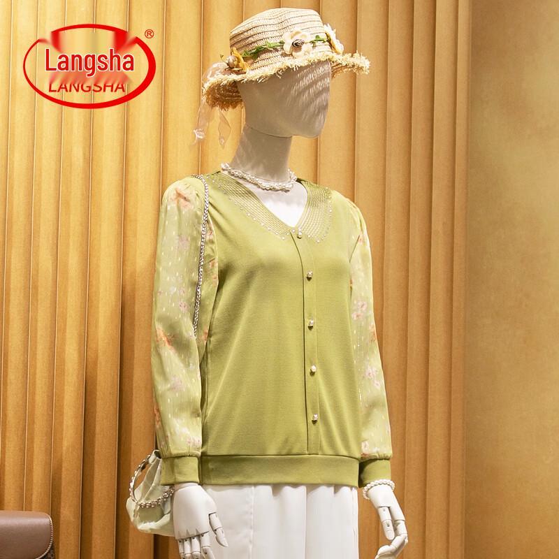 LangSha Women s V-Neck Knit Top 5XL