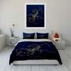 Scorpio Constellation Bedding Set Bedding Duvet Cover Set Duvet Cover Pillowcases  (1 * Duvet Cover 2 * Pillowcases, Without Duvet Insert)