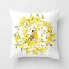 Birds and Flowers Decorative Pillowcases Living Room Office Home Pillowcases Car Ornaments