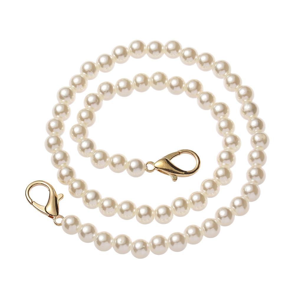 Fashion Shoulder Bag Straps Accessories Long Beaded Chain DIY purse Replacement Bags Handbag Handles Pearl Strap
