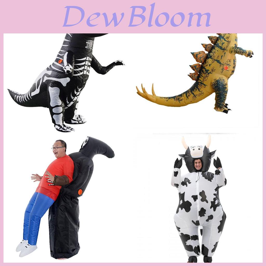 Dinosaur Inflatable Costume For Halloween Party With Battery Operated Design For Adults And Kids