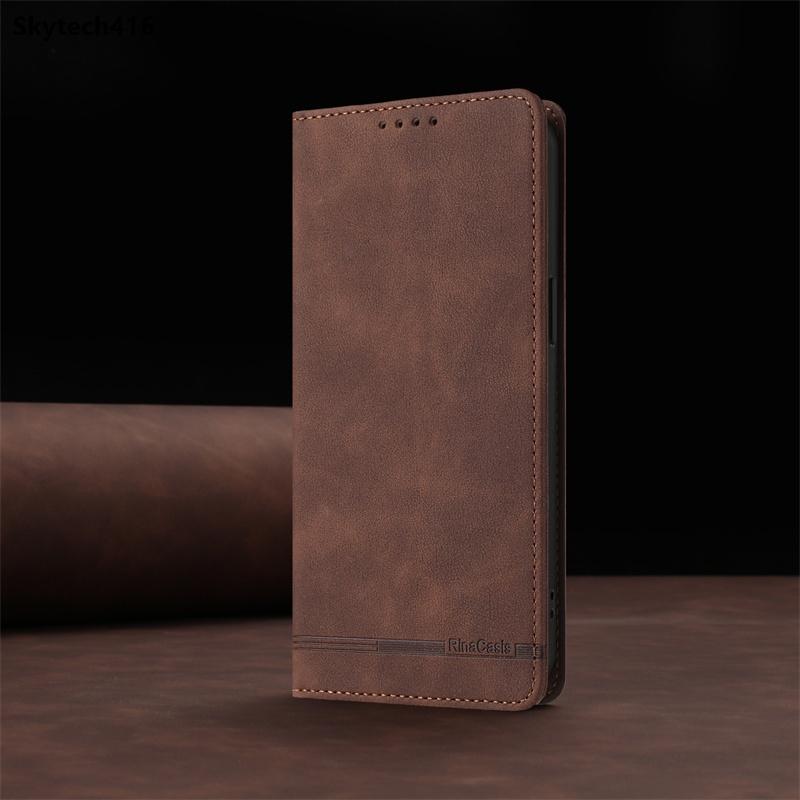 Flip Leather Case For T-Mobile Revvl 6 6X 7 8 T Phone 2 3 Pro 5G Casing Phone Cover Wallet Card Slot Shockproof Anti-Drop
